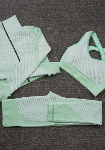 (Real Image)2021 Styles Women Fashion Fall & Winter INS Styles Fashion Three Pieces Set Yoga Tracksuit Suit