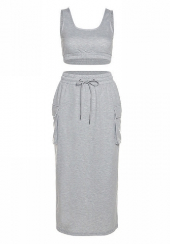 (Real Image)2021 Styles Women Fashion Fall & Winter INS Styles Two Pieces Set Dress