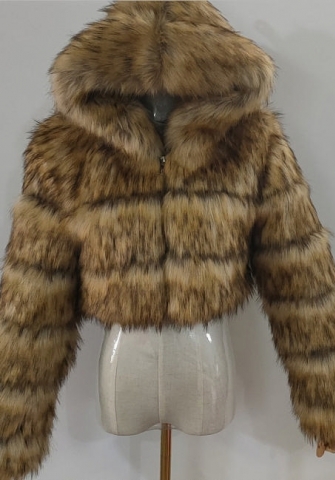 (Real Image)2021 Styles Women Fashion Fall & Winter INS Styles Green Fur Coats