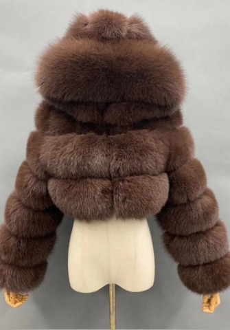 (Real Image)2021 Styles Women Fashion Fall & Winter INS Styles Fur Coats