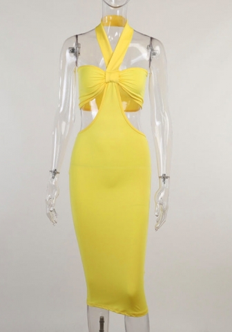 (Real Image)2021 Styles Women Fashion Fall & Winter INS Styles Midi Dress