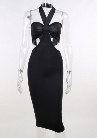 (Real Image)2021 Styles Women Fashion Fall & Winter INS Styles Midi Dress