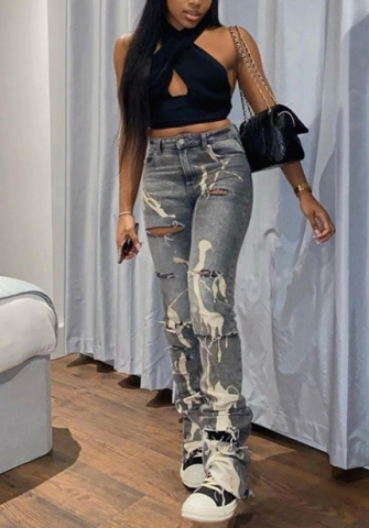 (Only Longt Pants)(Real Image)2021 Styles Women Fashion Fall & Winter INS Styles Jeans Long Pants