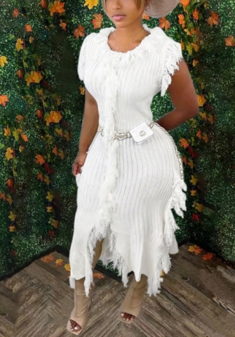 (Real Image)2021 Styles Women Fashion Fall & Winter INS Styles Sweater Maxi Dress