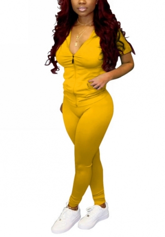 2021 Styles Women Fashion Fall & Winter INS Styles Short Sleeve Tops + Long Pants Two Piece Set