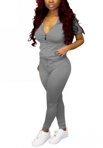 2021 Styles Women Fashion Fall & Winter INS Styles Short Sleeve Tops + Long Pants Two Piece Set