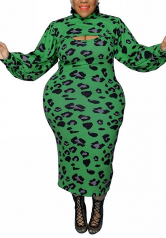 (Plus Size)2022 Styles Women Fashion Spring INS Styles Pring Long Sleeve Maxi Dress