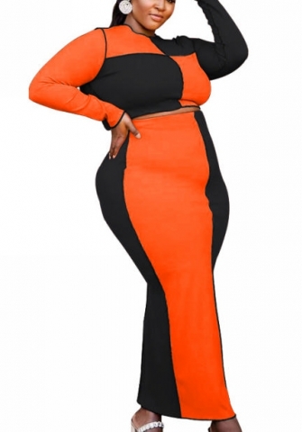 (Plus Size)2022 Styles Women Fashion Spring INS Styles Two Piece Dress