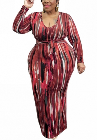(Plus Size)2022 Styles Women Fashion Spring INS Styles Maxi Dress