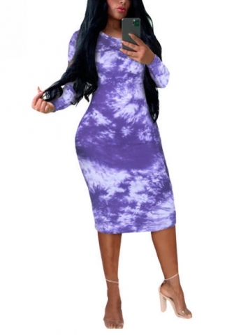 (Real Image)2022 Styles Women Fashion Spring INS Styles Print Long Sleeve Mini Dress