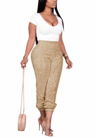 (Only Long Pants)(Real Image)2022 Styles Women Fashion Spring INS Styles Sequins Long Pants