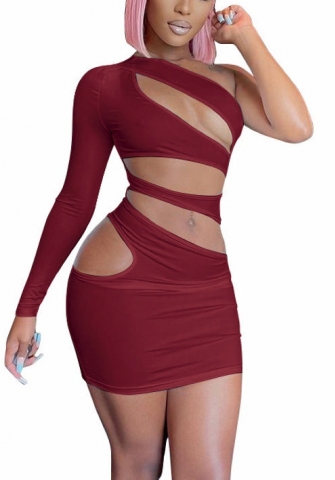 (Real Image)2022 Styles Women Fashion Spring INS Styles Cut Out Club Dress