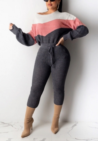 (Real Image)2022 Styles Women Fashion Spring INS Styles Sweater Two Pieces Set