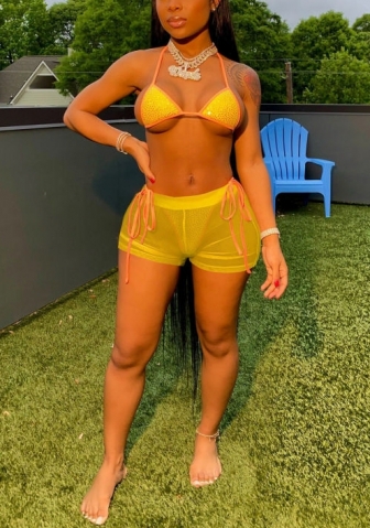 (Real Image)2022 Styles Women Fashion Summer INS Styles Three Pieces Set