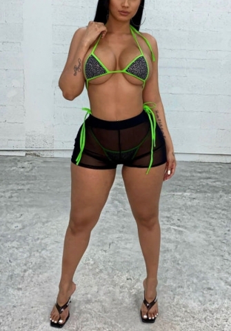 (Real Image)2022 Styles Women Fashion Summer INS Styles Three Pieces Set