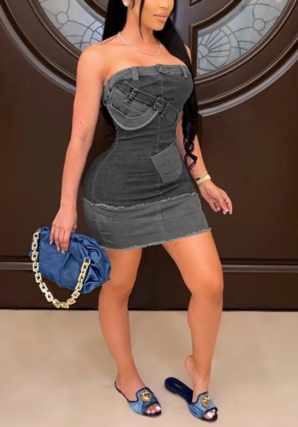 2022 Styles Women Fashion Spring INS Styles Tube Club Dress