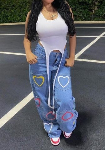 (Real Image)2022 Styles Women Fashion Spring INS Styles Jeans Long Pants