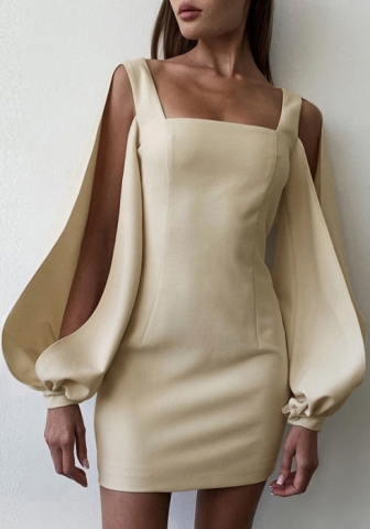 (Real Image)2022 Styles Women Fashion Spring INS Styles Puff Long Sleeve Mini Dress