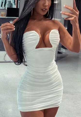 (Real Image)2022 Styles Women Fashion Spring INS Styles Tube Club Dress