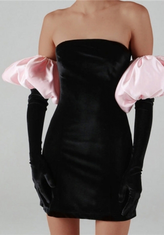 (Real Image)2022 Styles Women Fashion Spring INS Styles Long Sleeve Mini Dress