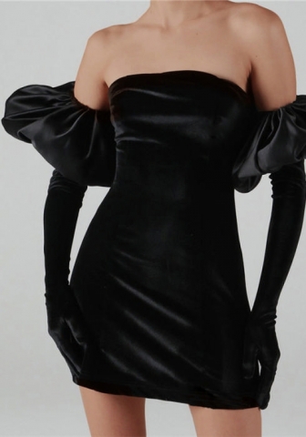 (Real Image)2022 Styles Women Fashion Spring INS Styles Long Sleeve Mini Dress