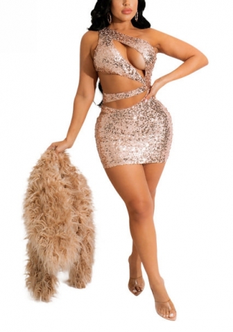 2022 Styles Women Fashion Spring INS Styles Sequins Mini Dress