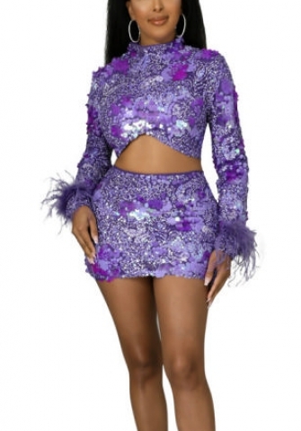 (Real Image)2022 Styles Women Fashion Spring INS Styles Sequins Mini Dress