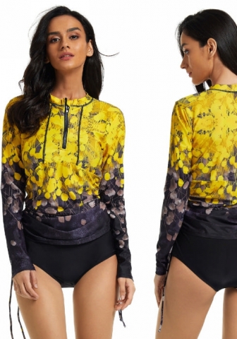 (Real Image)2022 Styles Women Fashion Summer INS Styles Surfing Wetsuit Sun-proof Swimwear