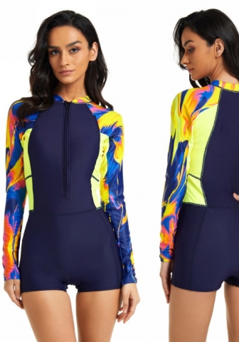 (Real Image)2022 Styles Women Fashion Summer INS Styles Surfing Wetsuit Sun-proof Swimwear