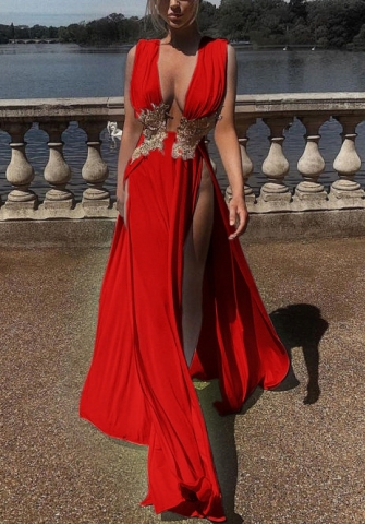 (Real Image)2022 Styles Women Fashion Spring INS Styles Maxi Dress
