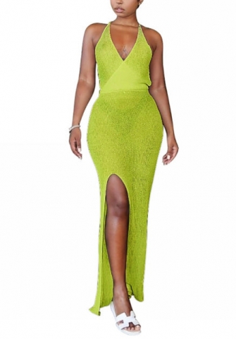 (Real Image)2022 Styles Women Fashion Spring INS Styles Sweater Maxi Dress