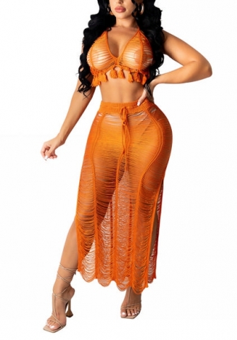 (Real Image)2022 Styles Women Fashion Spring INS Styles Sweater Maxi Dress