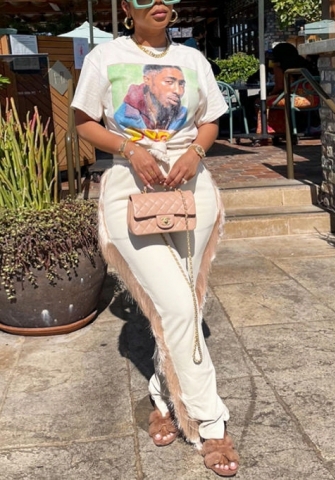 (Only Long Pants)2022 Styles Women Fashion Spring INS Styles Double Tassel Long Pants