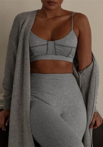 (Not Coat)(Real Image)2022 Styles Women Fashion Spring INS Styles  Solid Color Two Piece Suit