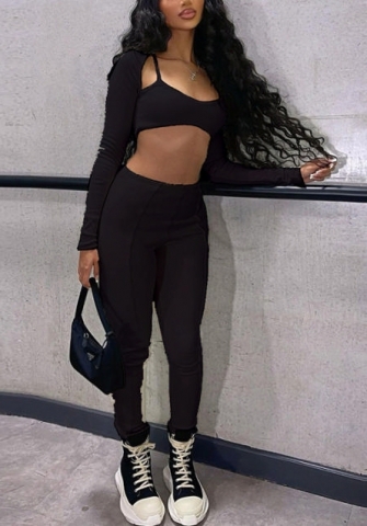 2022 Styles Women Fashion Spring INS Styles  Solid Color Two Piece Suit