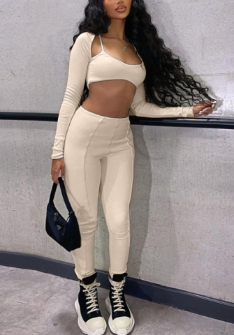 2022 Styles Women Fashion Spring INS Styles  Solid Color Two Piece Suit