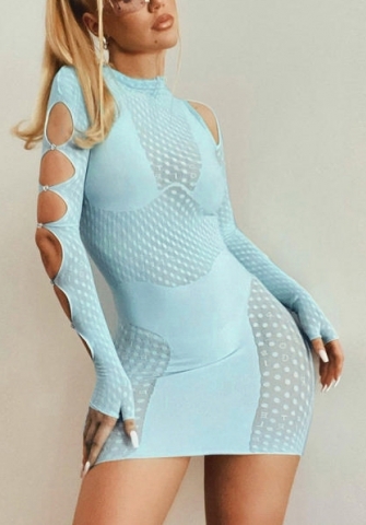 (Real Image)2022 Styles Women Fashion Spring INS Styles Lace Hollow Mini Dress