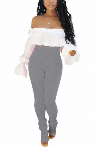 (Only Long Pants)(Real Image)2022 Styles Women Fashion Summer INS Styles Sweater Long Pants