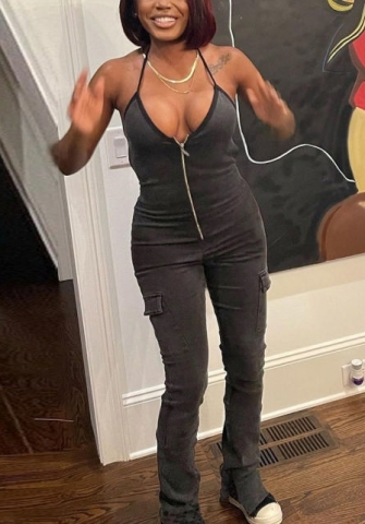 (Real Image)2022 Styles Women Fashion Summer INS Styles Strap Jumpsuit