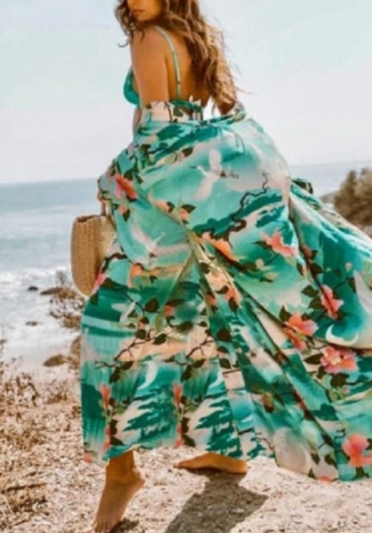 2022 Styles Women Fashion Summer INS Styles Print Cover-Ups