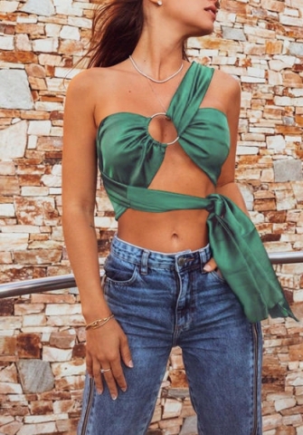 (Real Image)2022 Styles Women Fashion Summer INS Styles Bandage Tops