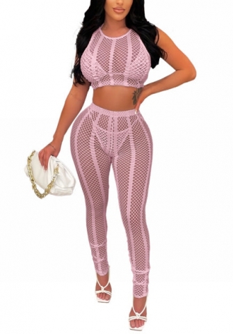 (Not Bikini Set)2022 Styles Women Fashion Summer INS Styles Net Hollow Two Pieces Suit