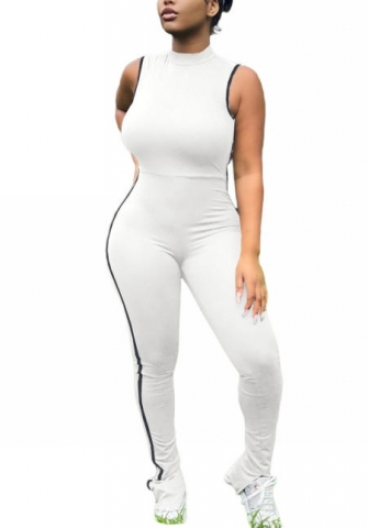 2022 Styles Women Fashion Summer INS Styles Solid Color Sleeveless Jumpsuit