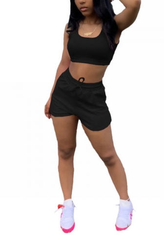 2022 Styles Women Fashion Summer INS Styles Solid Color Short Two Pieces Suit