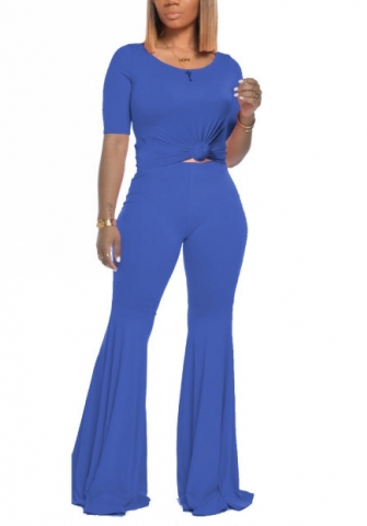 2022 Styles Women Fashion Summer INS Styles Solid Color Two Piece Suit