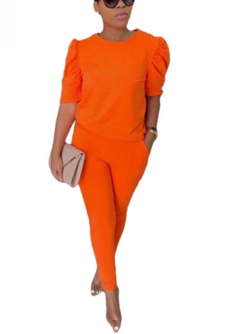 2022 Styles Women Fashion Summer INS Styles Solid Color Two Pieces Suit