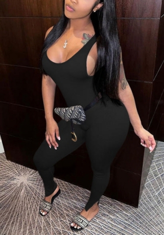 2022 Styles Women Fashion Summer INS Styles  Solid Color Jumpsuit