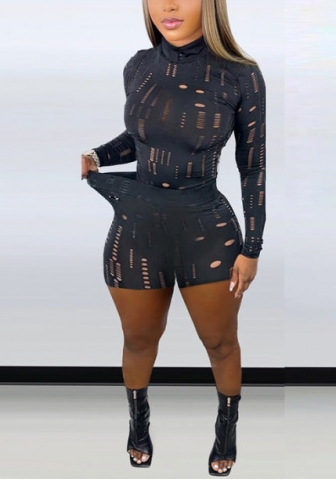 2022 Styles Women Fashion Summer INS Styles Hollow Two Piece Suit