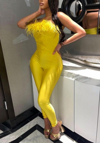 2022 Styles Women Fashion Summer INS Styles Off Shoulder Jumpsuit