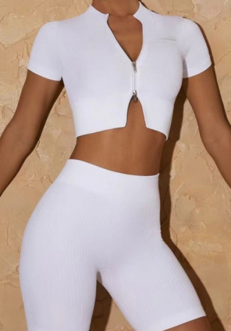 2022 Styles Women Fashion Summer INS Styles Solid Color Short Two Piece Suit